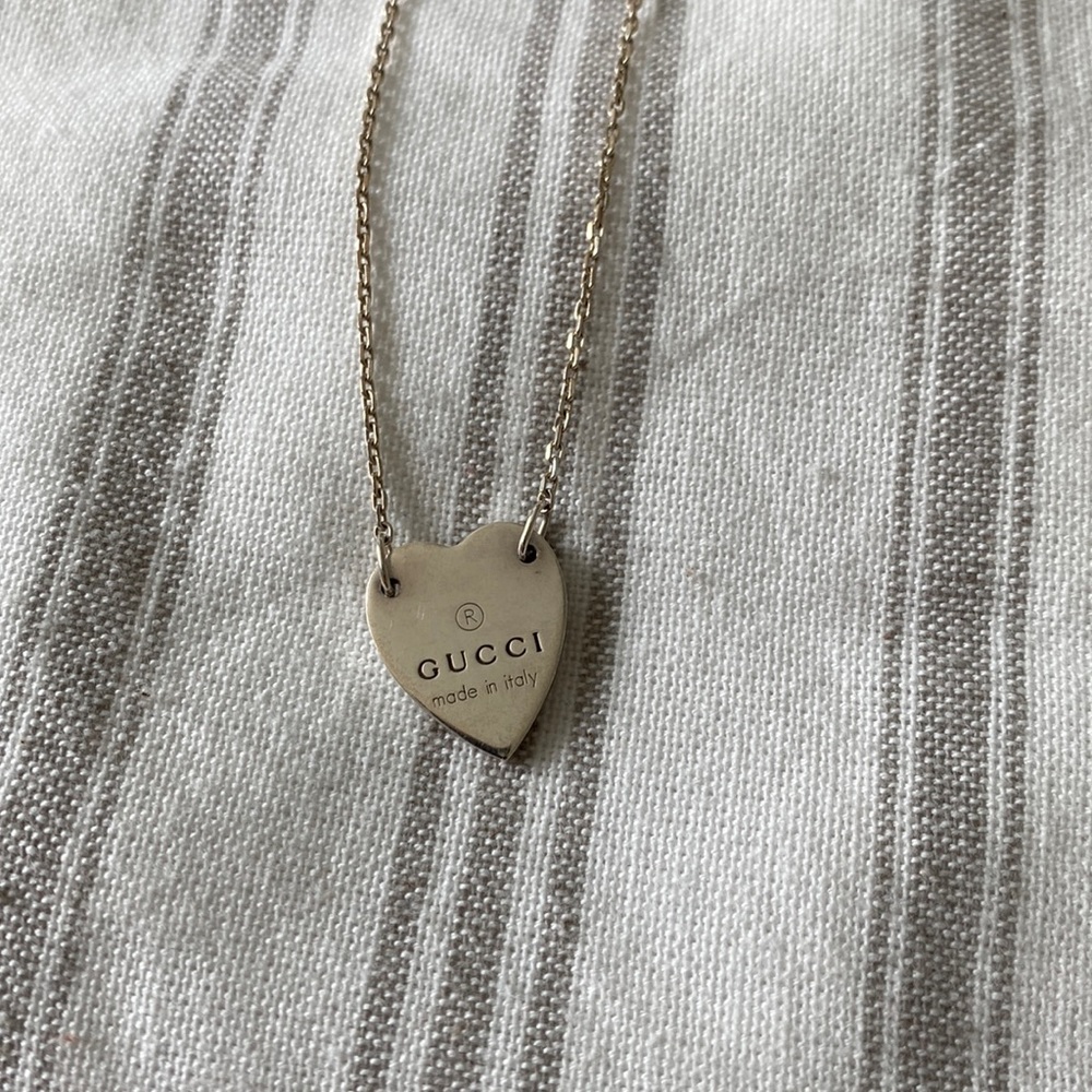 Gucci Heart Trademark Necklace
